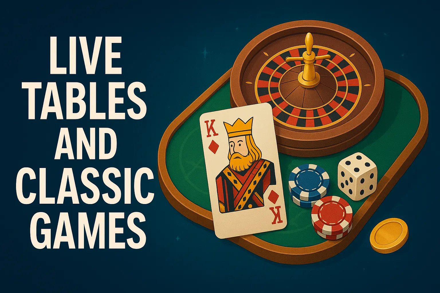 Live tables and classic games